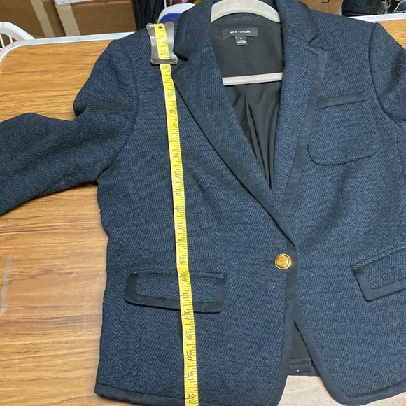 Ann Taylor Classic Blue Blazer and Skirt MULTI size Ensemble - Picture 8 of 15